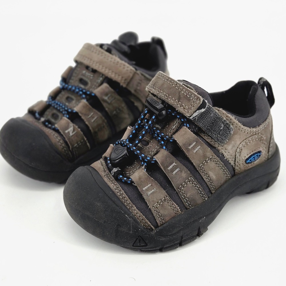 KEEN Newport Shoe Waterproof Hiking Sandals Brown Black BBK Toddler Size 9 EUC